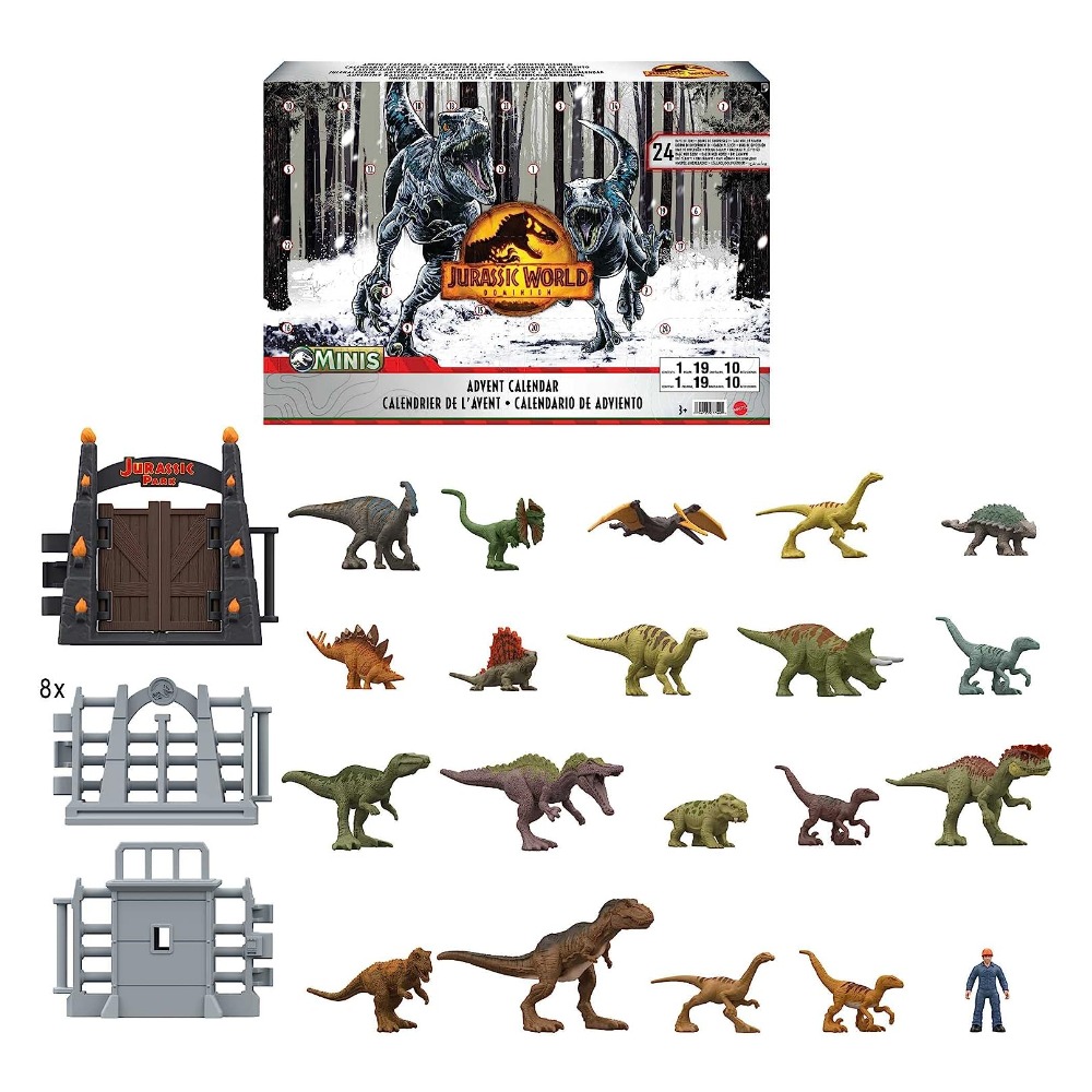 JURASSIC WORLD DOMINION 24 DAYS OF FUN ADVENT CALENDAR Own4Less